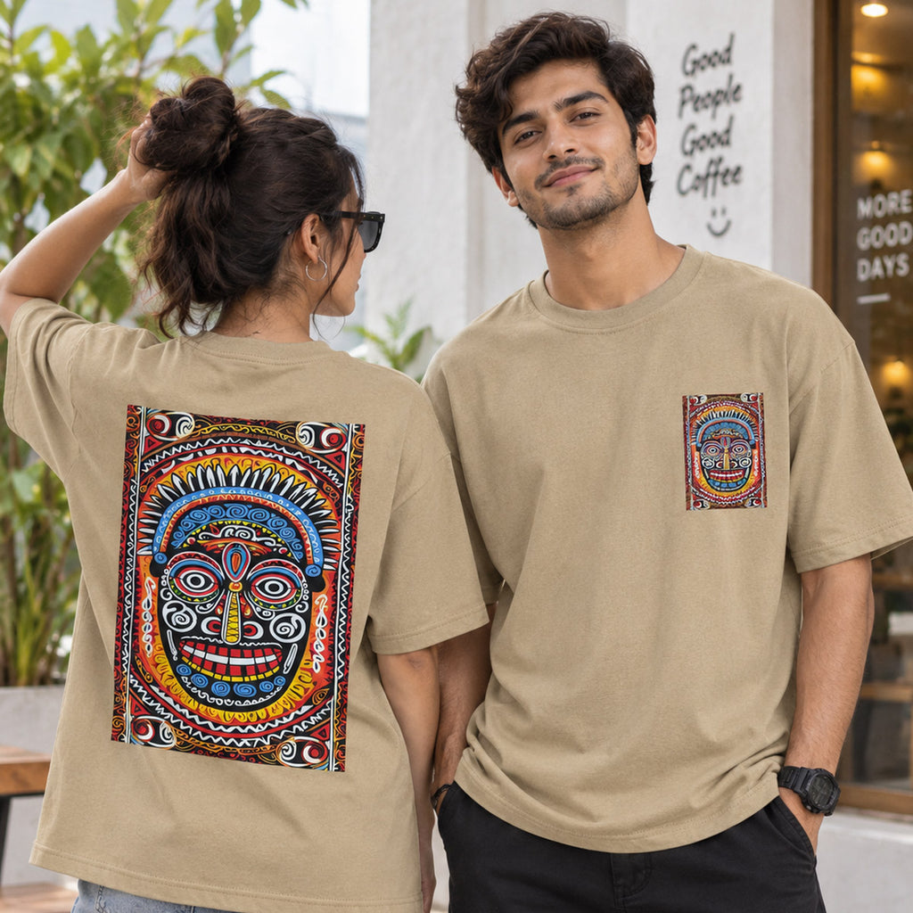 SHAKSI – Adult Unisex Oversized Graphic Printed T-Shirt