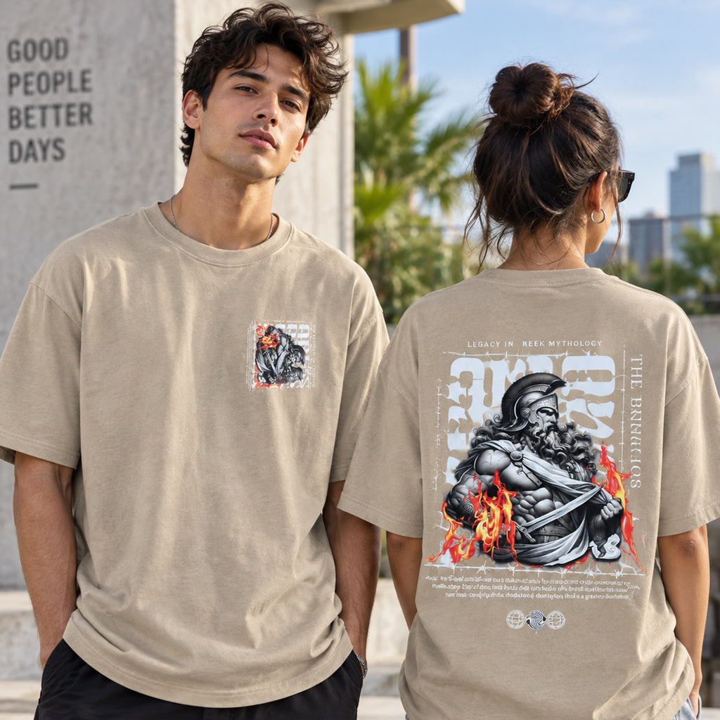 SHAKSI – Adult Unisex Oversized Graphic Printed T-Shirt