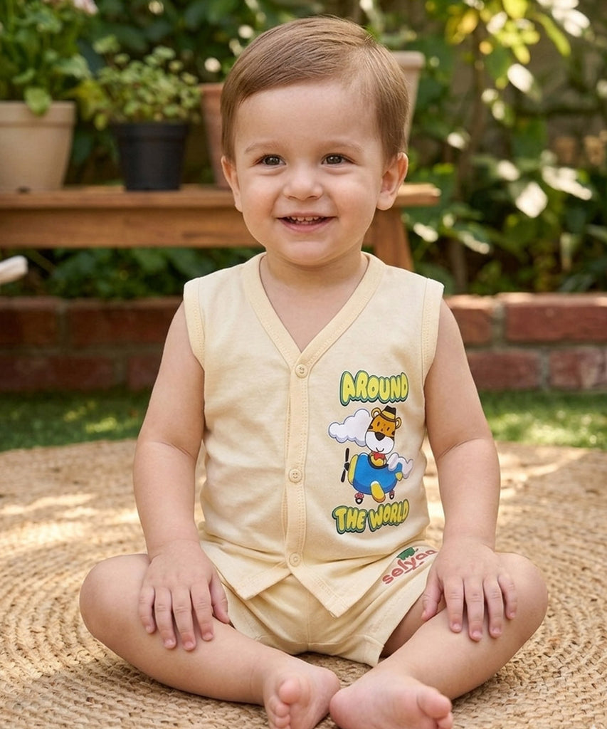 Sleeveless Cotton Set