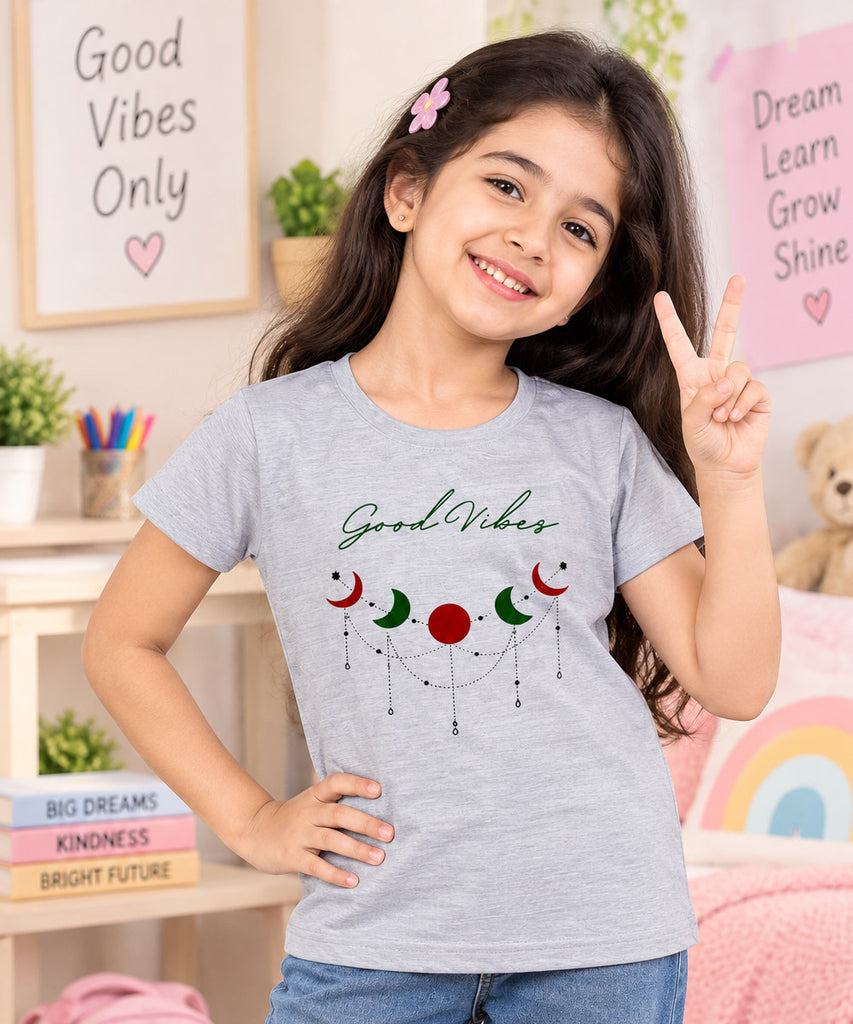 Girl Kids Half Sleeve T-Shirt