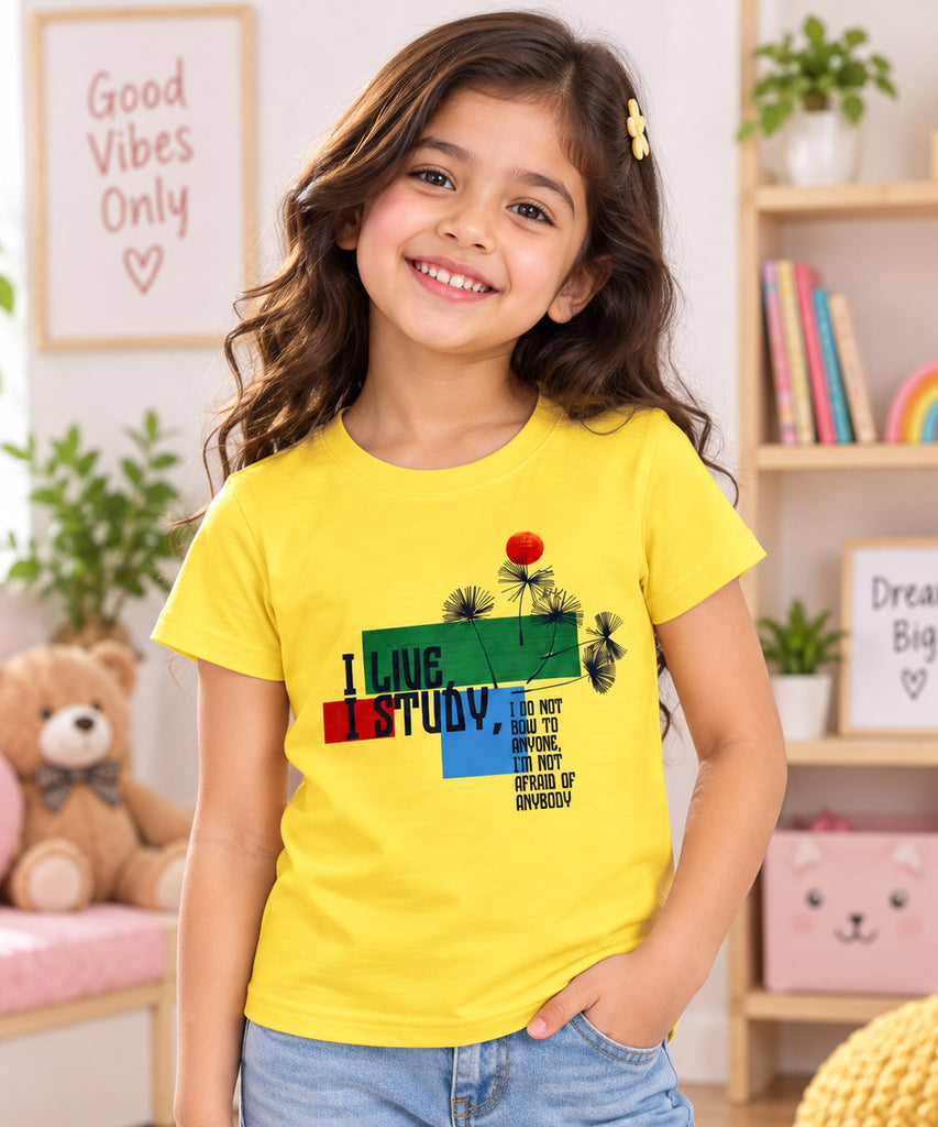 Girl Kids Half Sleeve T-Shirt