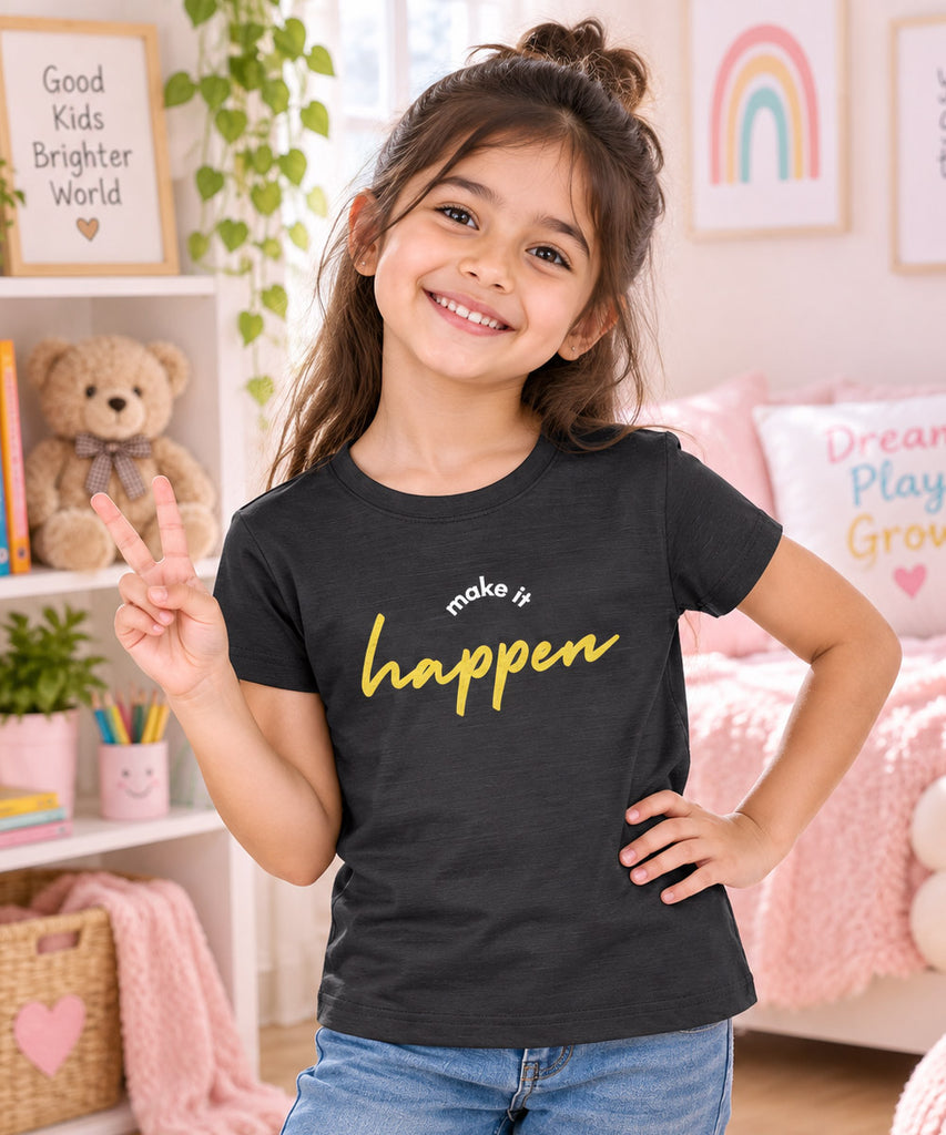 Girl Kids Half Sleeve T-Shirt