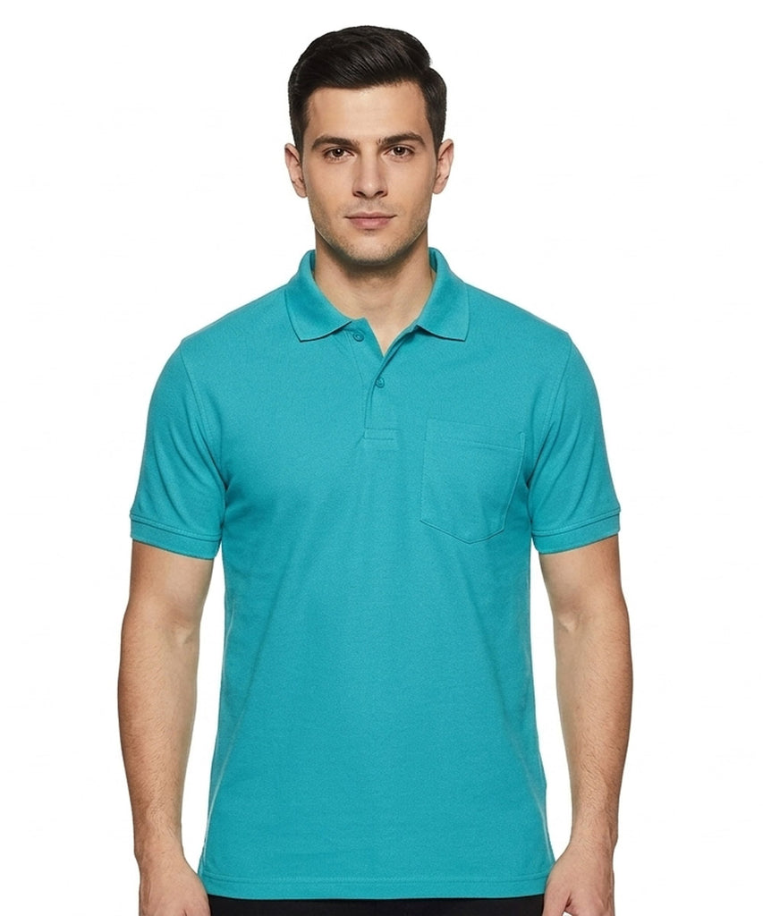Men's Collared Half Sleeve T-Shirt