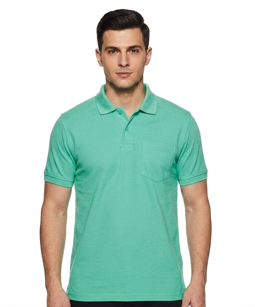 Men's Collared Half Sleeve T-Shirt