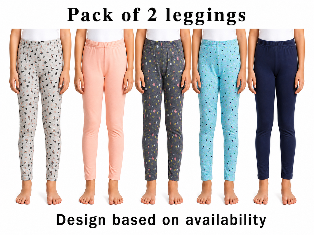 Girl Kids Leggings - Combo
