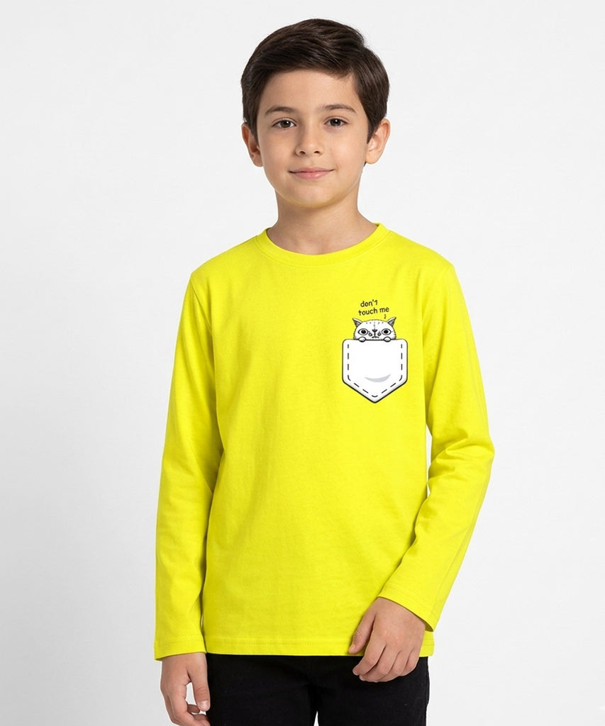 Boys Full Sleeve Cotton T-Shirt