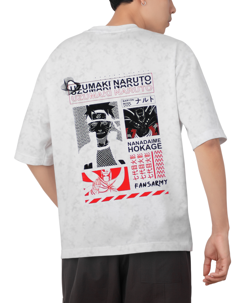 Men's Cotton Drop Shoulder Half Sleeve T-Shirt