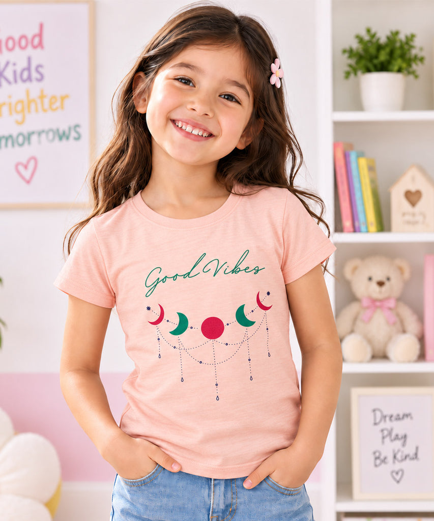 Girl Kids Half Sleeve T-Shirt
