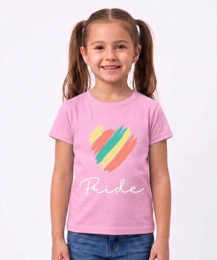 Girls Printed Half Sleeve Cotton T-shirt