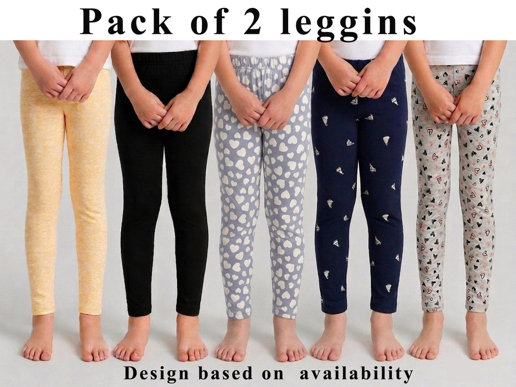 Girl Kids Leggings - Combo