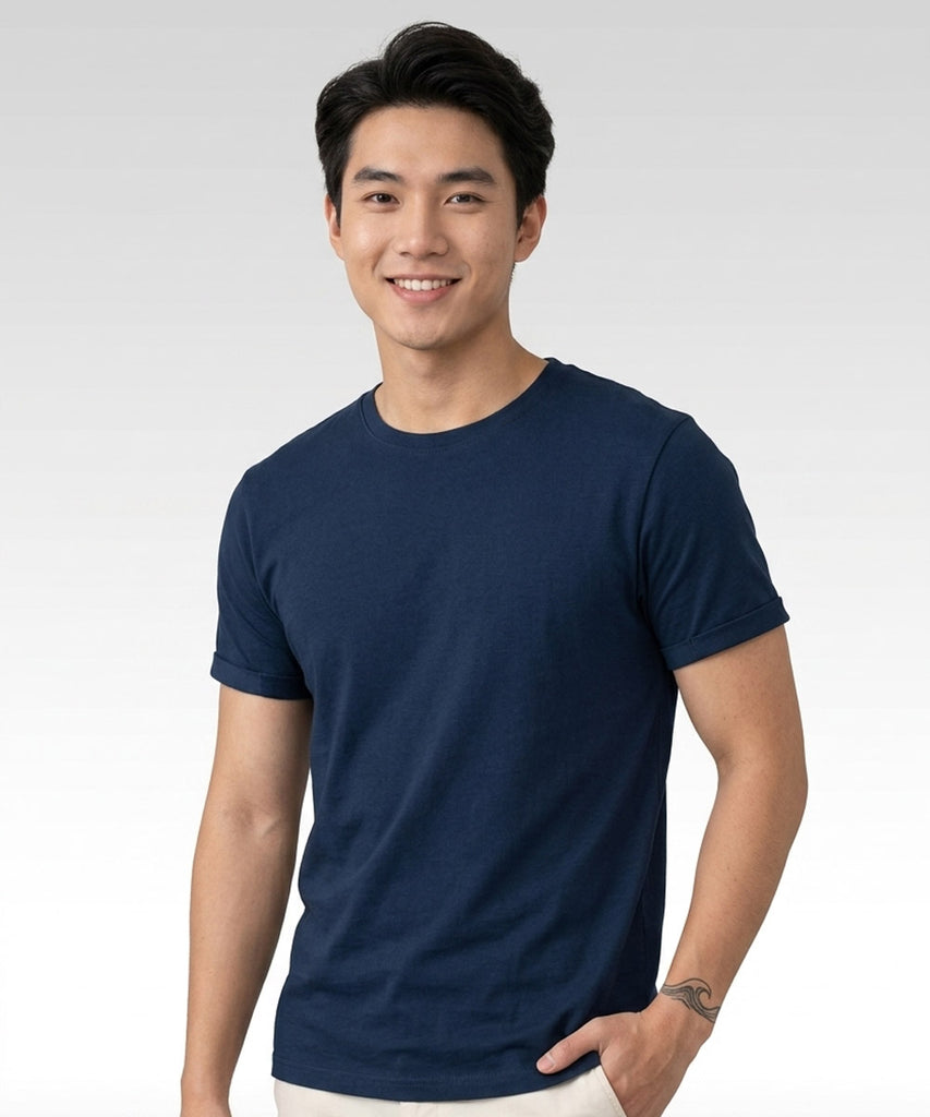 Men's Pure Cotton Half Sleeve T-Shirt