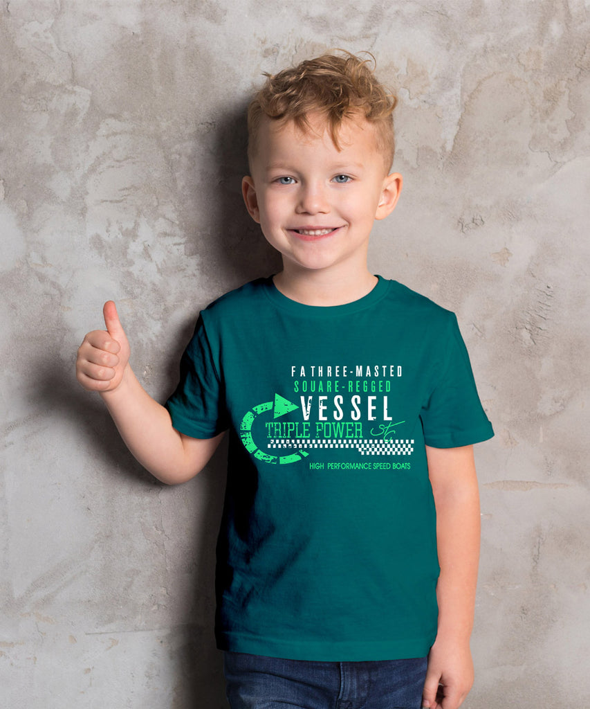 Boys Half Sleeve Cotton T-Shirt