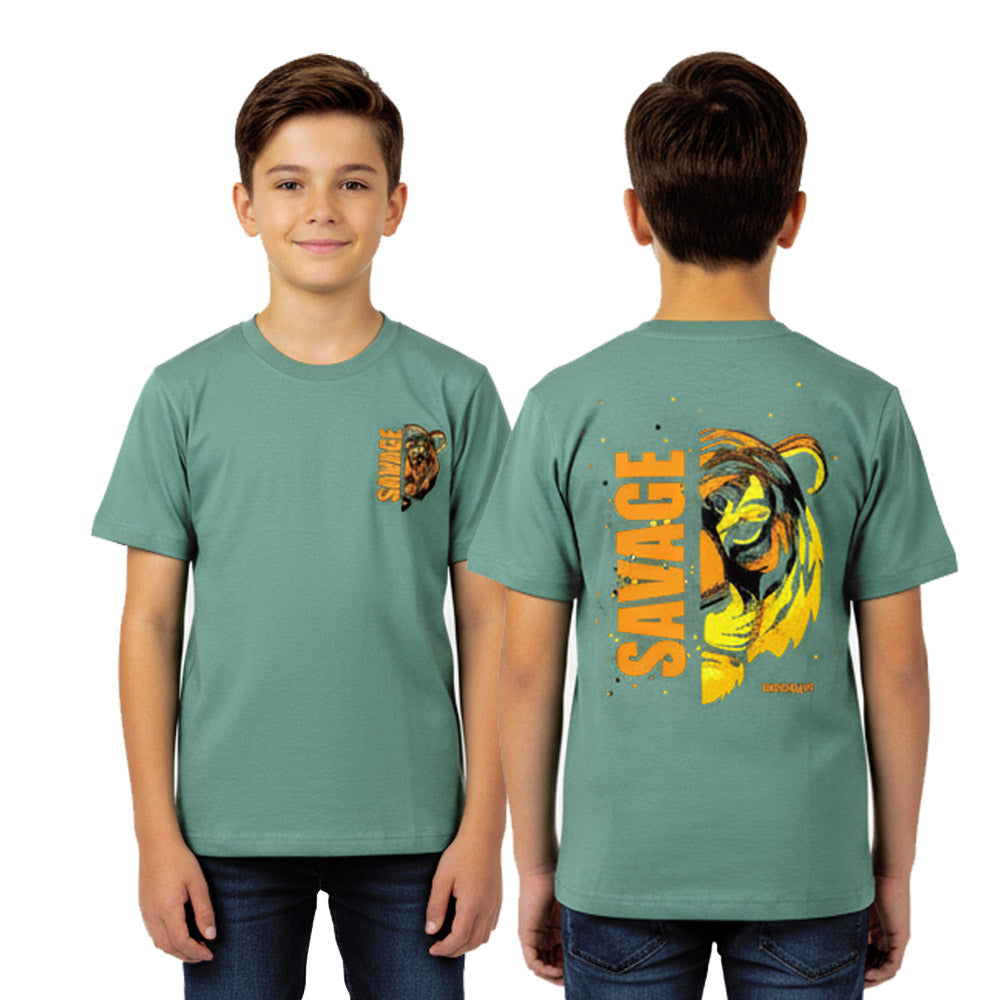Boys Half Sleeve Tencel T-Shirt