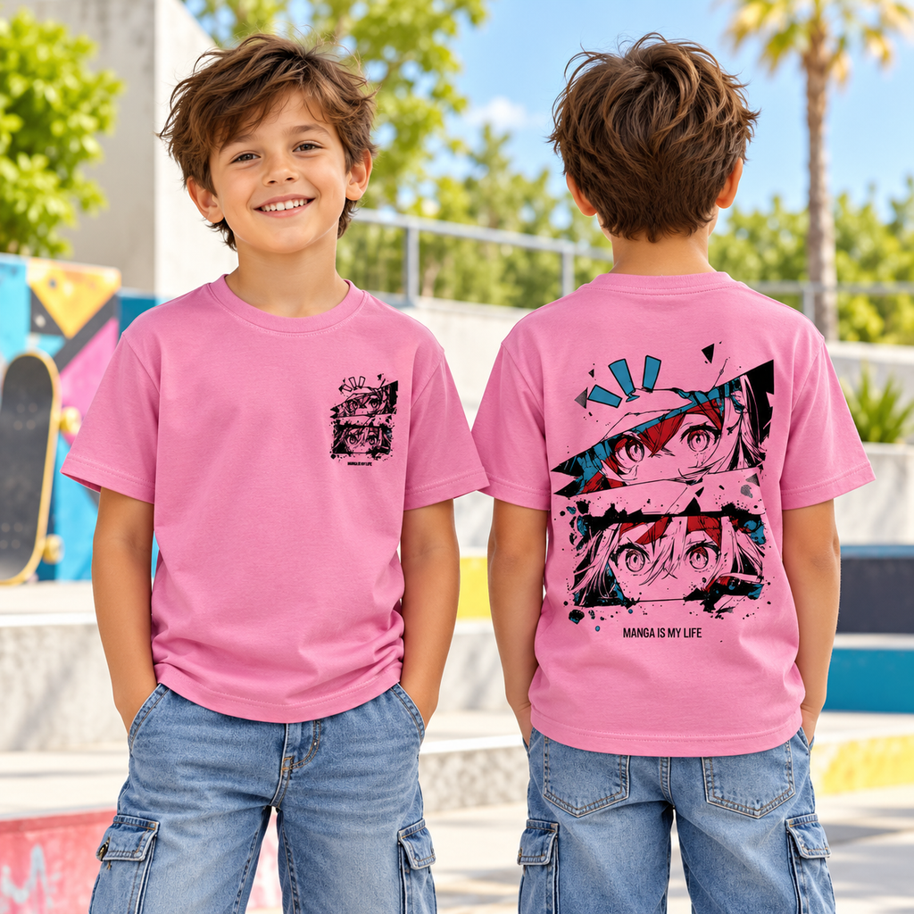 Boys Half Sleeve Tencel T-Shirt
