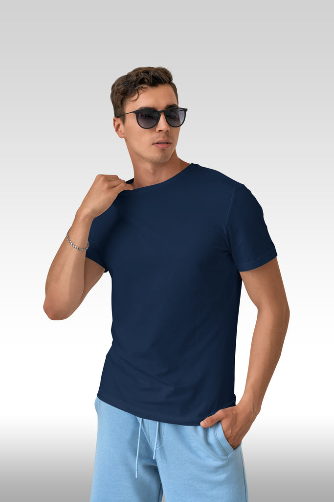 Men's Pure Cotton Half Sleeve T-Shirt