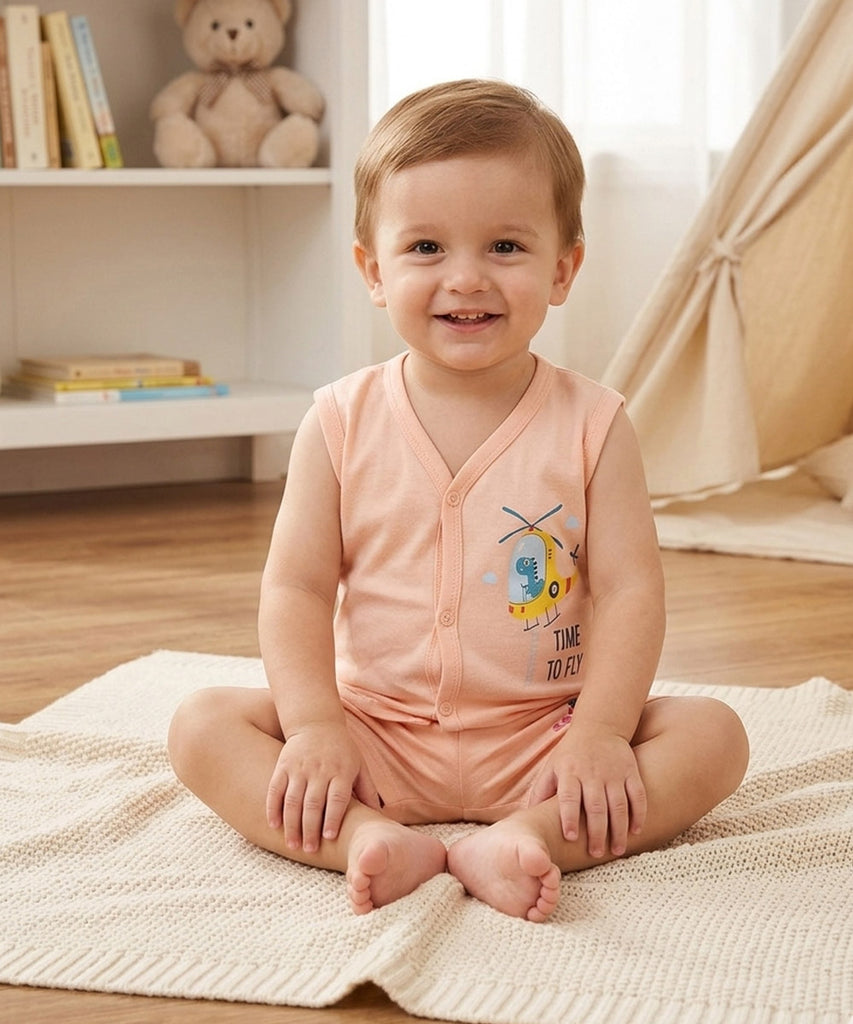 Sleeveless Cotton Set