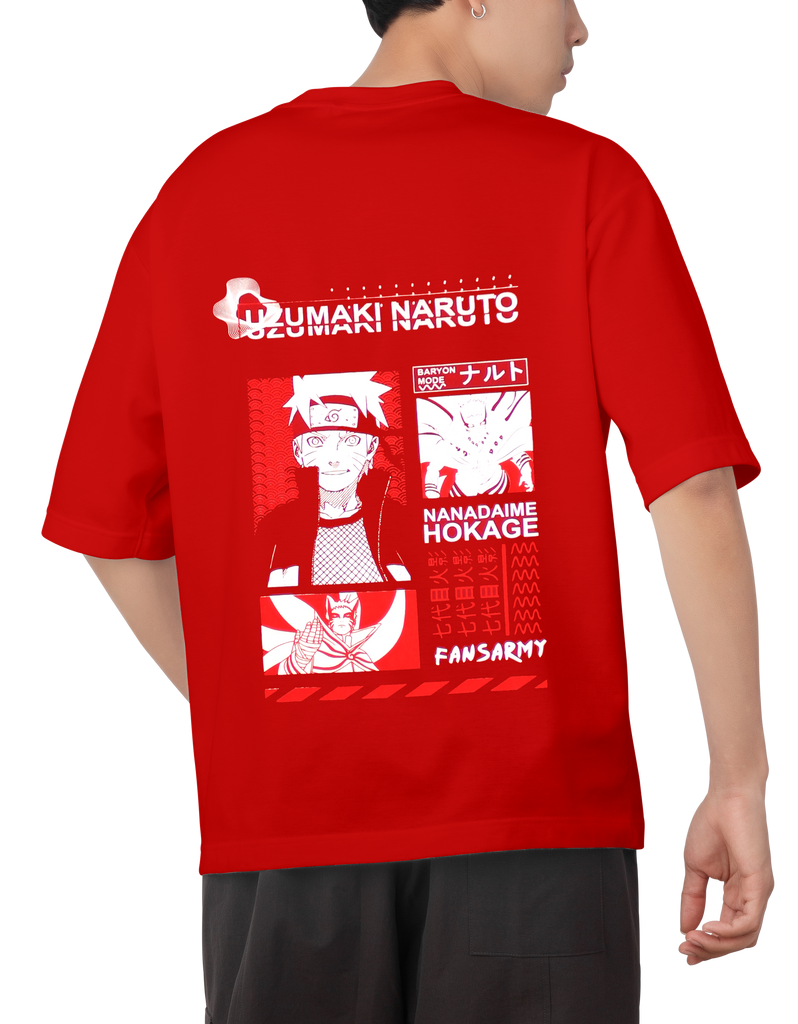 Men's Cotton Drop Shoulder Half Sleeve T-Shirt
