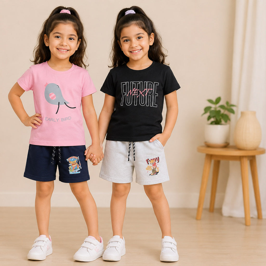 GIRLS SHORT SET - COMBO