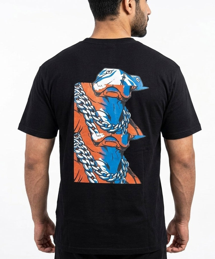 Men's Cotton Drop Shoulder Half Sleeve T-Shirt